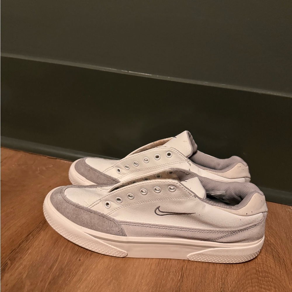 Nike Gray and White Athletic Shoes